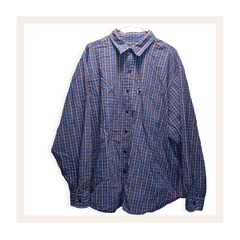 Ralph Lauren Polo Jeans Long Sleeve Plaid Button Down Shirt (Men’s 2XL)